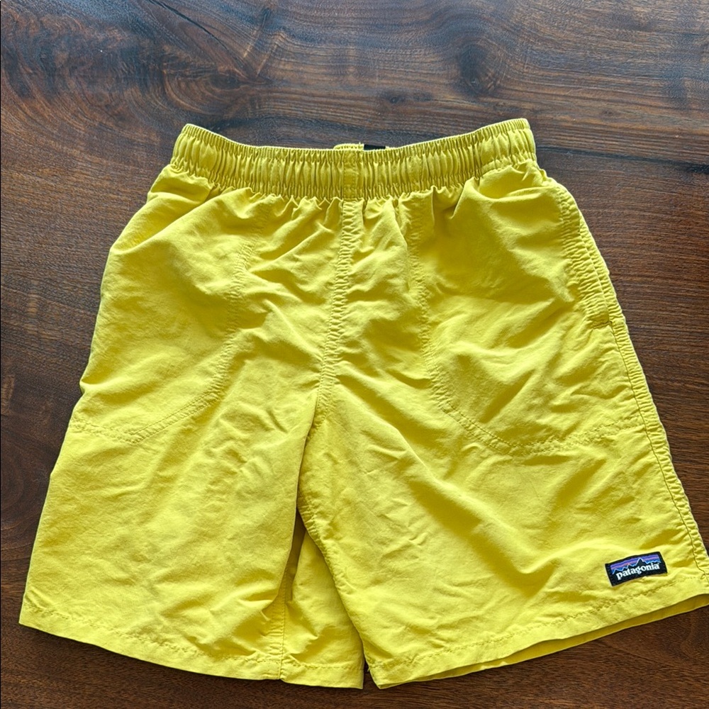 Patagonia Vibrant Yellow Outdoor Shorts
